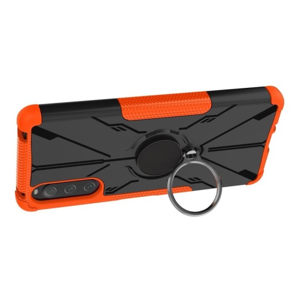 Kickstand cover with magnetic sheet for Sony Xperia 10 IV - Oran Orange