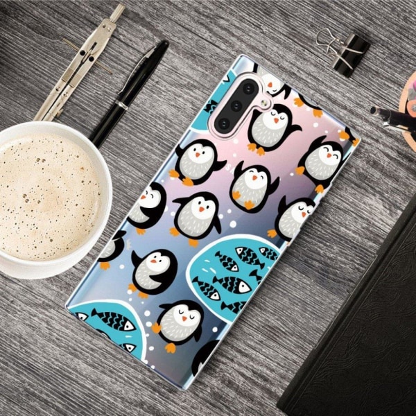 Deco Samsung Galaxy Note 10 cover - Pingviner Multicolor