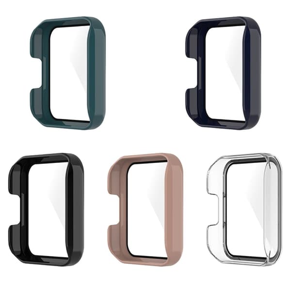 Xiaomi Redmi Watch 2 protective cover with tempered glass - Midnight Blue Blå