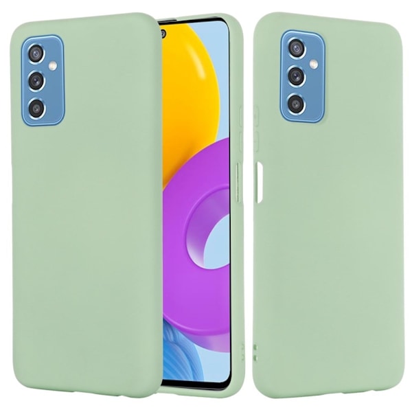 Matt Samsung Galaxy M52 5G skal av flytande silikon - Grön Grön