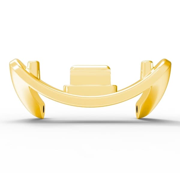 12 mm 1 par adapter i rustfritt stål for Xiaomi Smart Band 8 - Gull Gold