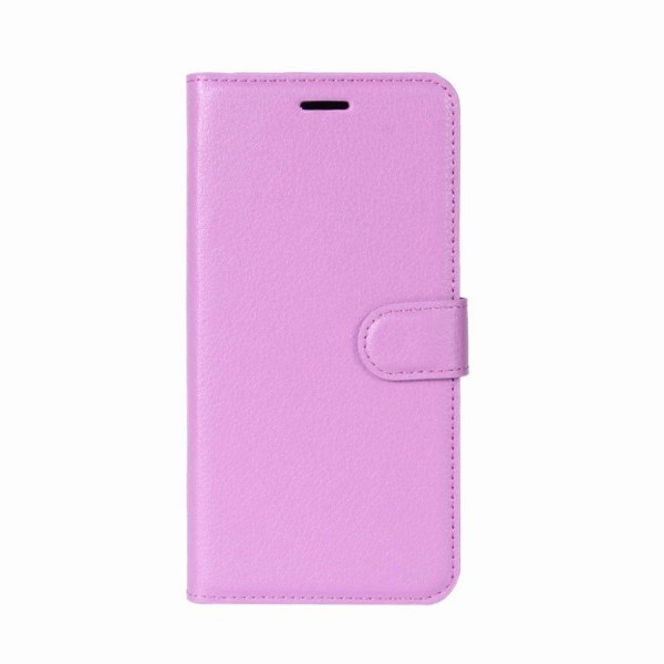 LITCHI Nokia 1 mobilskal stående i PU läder plånbok korthållare Lila