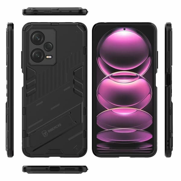Støtsikkert hybriddeksel for Xiaomi Redmi Note 12 Pro - Svart Black