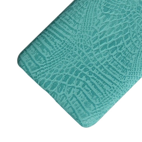Croco Samsung Galaxy A10 deksel - Cyan Green