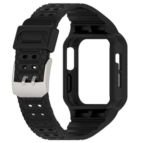 Apple Watch Series 8 (45 mm) integrert rem med deksel - Svart Black