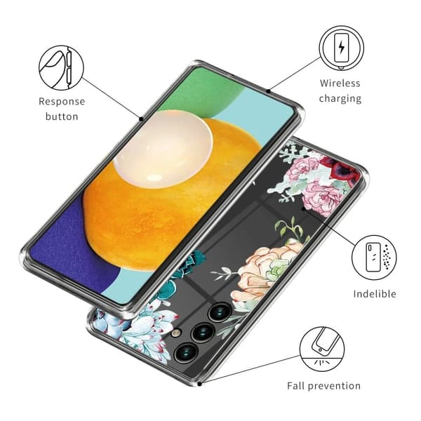 Deco Samsung Galaxy A34 5G Suojakotelo - Succulent Plant Multicolor