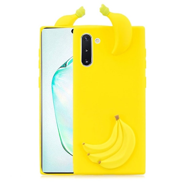 Cute 3D Samsung Galax Note 10 deksel - Banan Yellow
