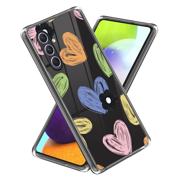 Deco Samsung Galaxy A34 5G skal - Färgglad Kärlek multifärg