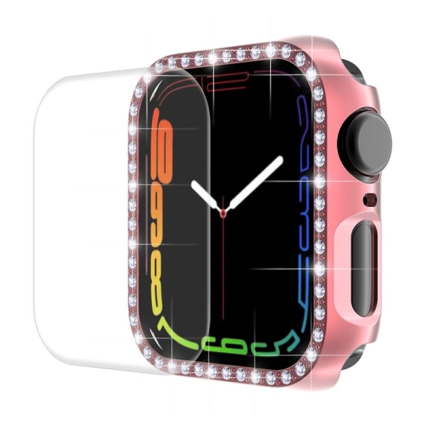 ENKAY Apple Watch (41mm) rhinestone cover with screen protector Rosa