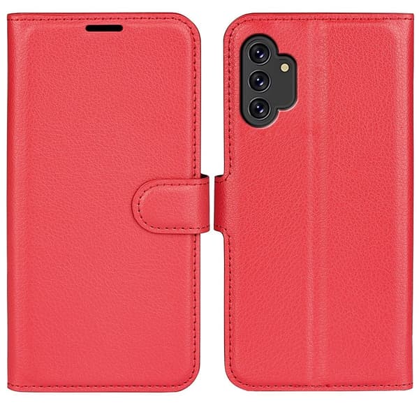 Classic Samsung Galaxy A13 4G Flip Etui - Rød Red