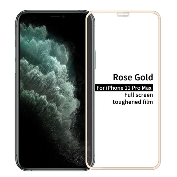 Mofi 2.5d Herdet Glass For iPhone 11 Pro Max - Gull Gold