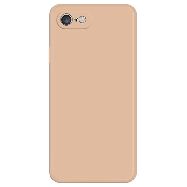 Avfasat gummerat droppskydd för iPhone SE (2022) / SE 2020 / 8 / 7 - Orange Orange