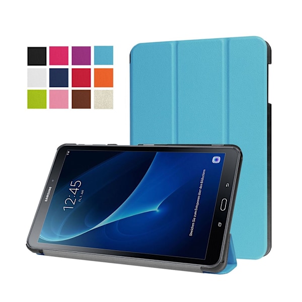Edwardson læder-etui til Samsung Galaxy Tab A 10.1 (2016) - Lyseblå Blue