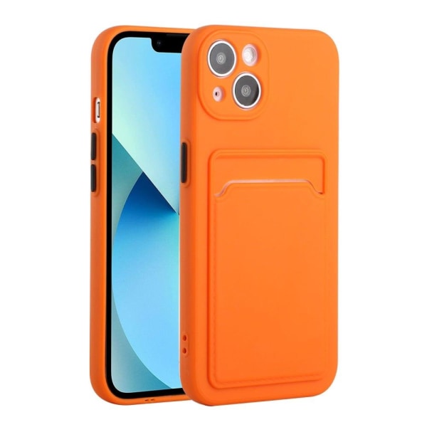 iPhone 13 Mini skal med korthållare - Orange Orange