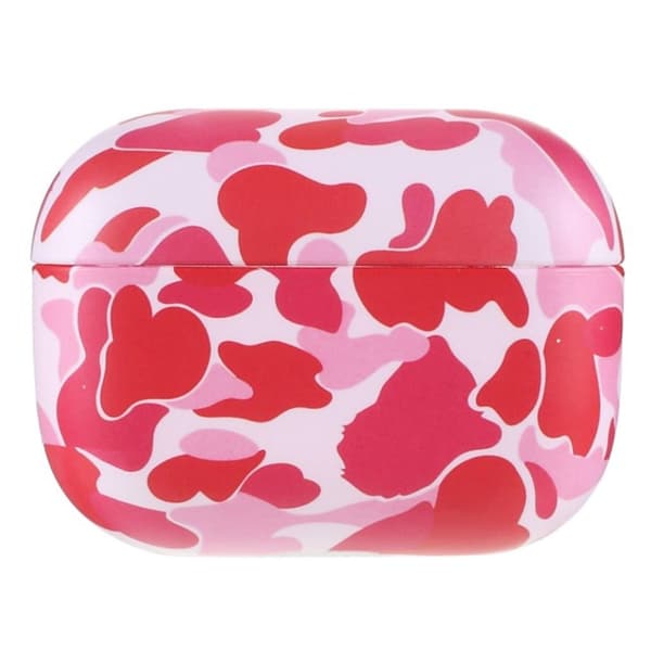 AirPods Pro-etui med camouflage-tema - Camouflage Rød Red