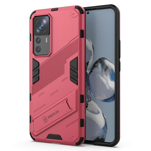 Stöttåligt Xiaomi 12T Pro hybridskal - Rosa Rosa