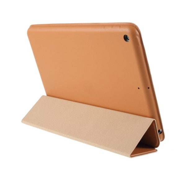 iPad Mini (2019) tri-fold leather flip case - Brown Brun