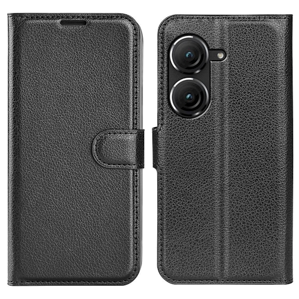 Klassisk ASUS Zenfone 9 Flip Etui - Sort Black