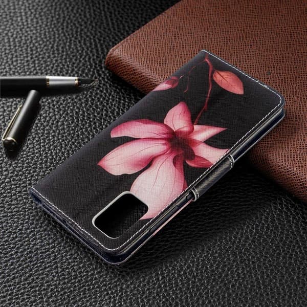 Wonderland Samsung Galaxy A51 flip kuoret - Kukka Multicolor