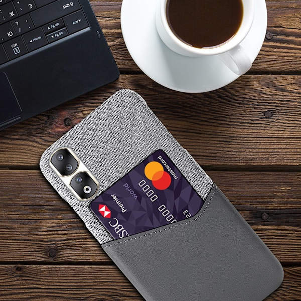 Bofink Honor 90 Pro Kort Cover - Grå Silver grey