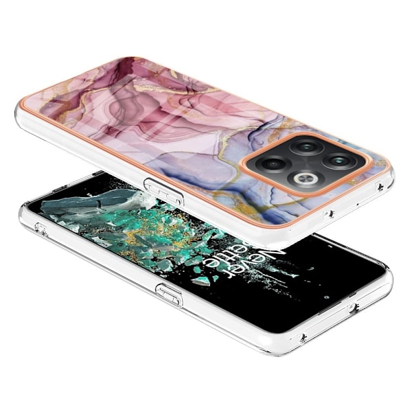 Marmormotiv OnePlus Ace Pro / OnePlus 10T skal - Roséguld Rosa