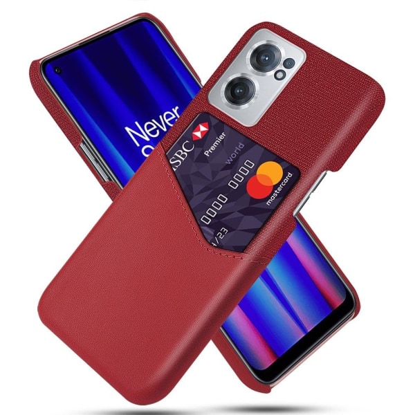 Bofink OnePlus Nord CE 2 5G skal med korthållare - Röd Röd