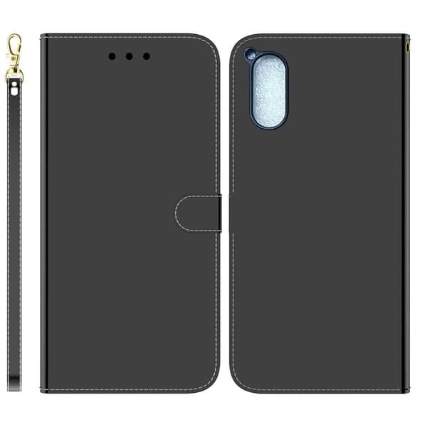 Mirror Sony Xperia 5 V Flip Etui - Sort Black