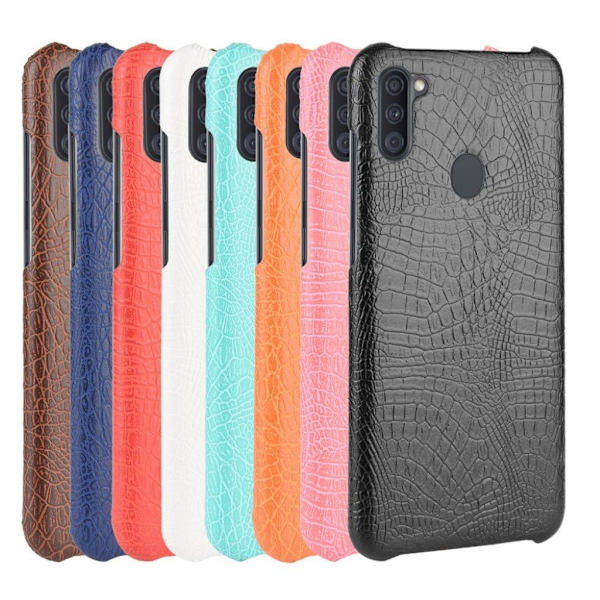 Croco Samsung Galaxy A11 deksel - Svart Black