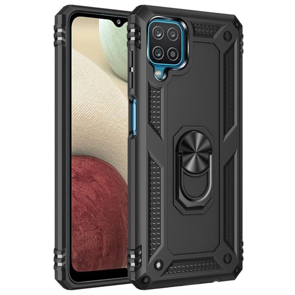 Bofink Combat Samsung Galaxy A12 5G Etui - Svart Black