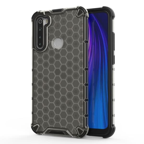 Bofink Honeycomb Xiaomi Redmi Note 8 kuoret - Musta Black