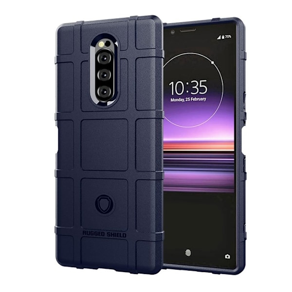 Sony Xperia 1 square Fyrkants fodral - Mörkblå Blå