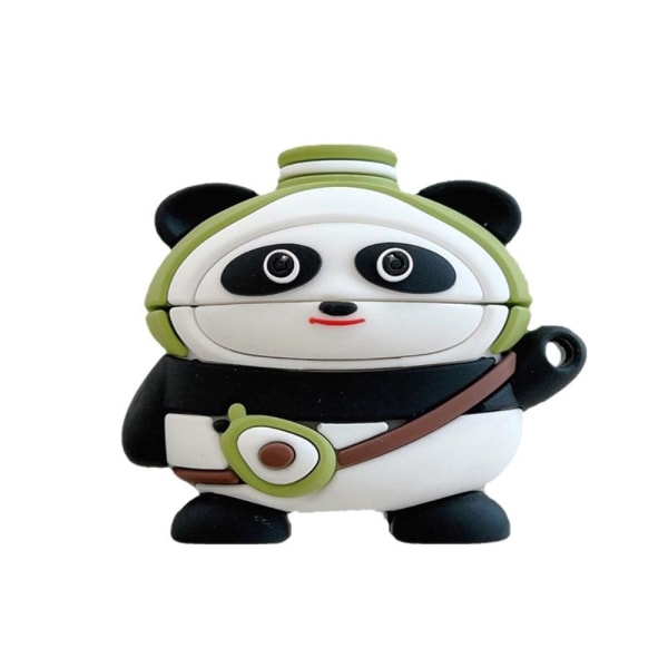 AirPods 3 söpö sarjakuva panda silikonikotelo White