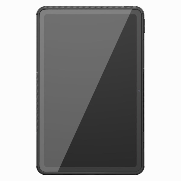 Däckmönstrat kickstand-fodral för Huawei MatePad 10.4 - Svart Svart