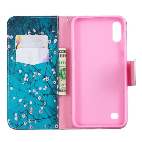 Wonderland Samsung Galaxy A10 etui - Træ med Blomster Multicolor