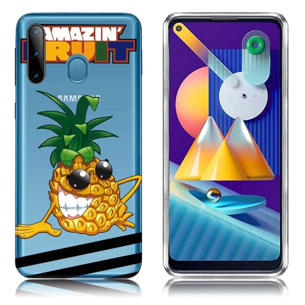 Deco Samsung Galaxy A11 / M11 deksel - Ananas Multicolor
