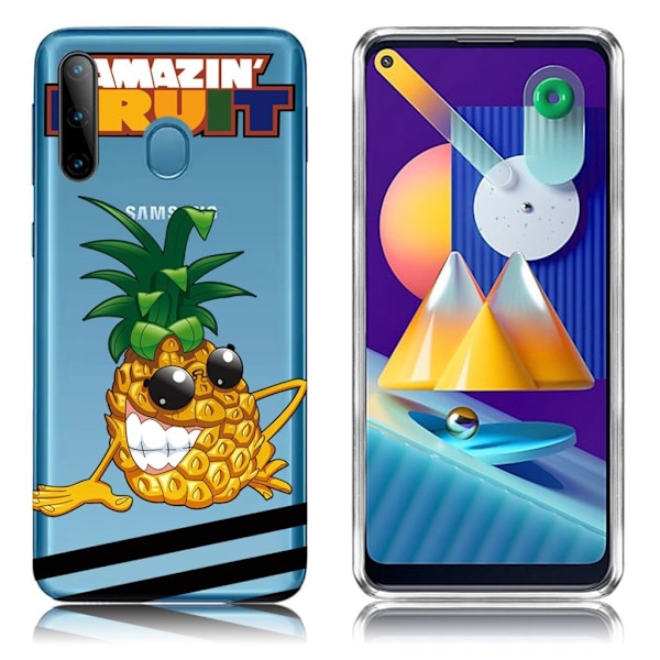 Deco Samsung Galaxy A11 / M11 kuoret - Ananas Multicolor