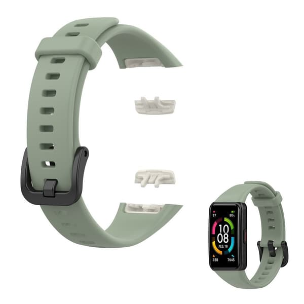 Honor Band 6 silicone watch band - Light Green Grön