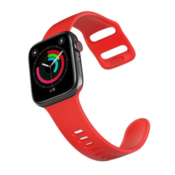 Apple Watch Series 5 40mm simpel silikone Urrem - Rød Red