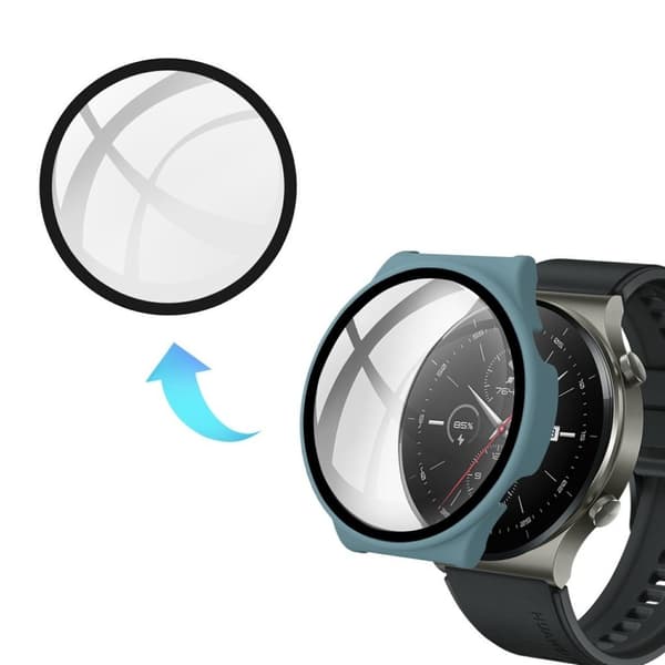 Huawei Watch GT 2 Pro durable frame + tempered glass - Green Grön