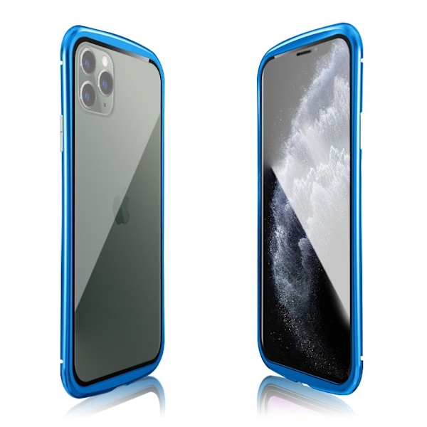 Luphie Wasp iPhone 11 Pro Alu-Bumper + Glas - Blå Blue