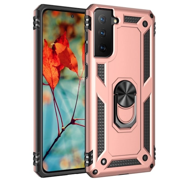 Bofink Combat Samsung Galaxy S21 kotelo - ruusukultainen Pink