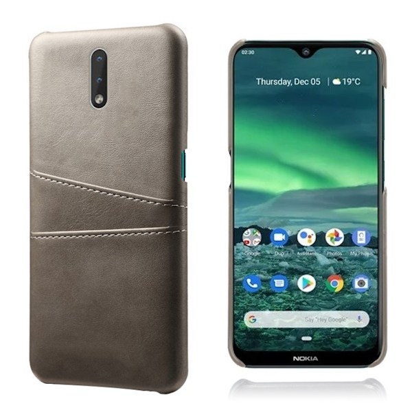Dual Card deksel - Nokia 2.3 - Grå Silver grey