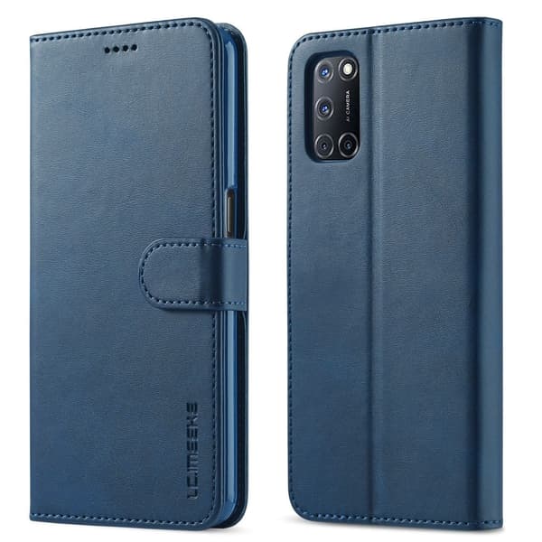 LC.IMEEKE Oppo A54 5G / A74 5g / A93 5g Flippetui - Blå Blue