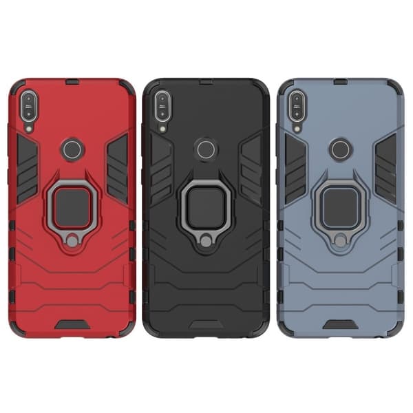 Ring Guard kotelo - ASUS ZenFone Max Pro (ZB602KL) - Musta Black