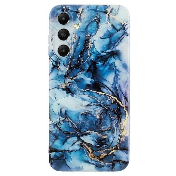 Marmordesign Samsung Galaxy A55 deksel - Grå Silver grey