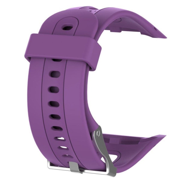 Garmin Forerunner 10 blød erstatnings sports urrem i silikone - Lilla Purple