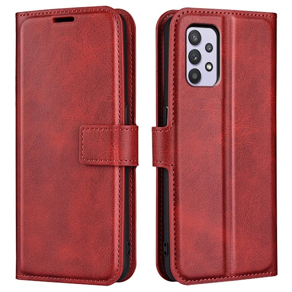 Lompakko Nahkakotelo For Samsung Galaxy A53 5G - Punainen Red
