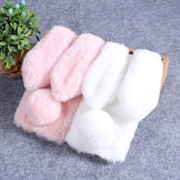 Fluffy Rabbit Samsung Galaxy A10 skal - Rosa Rosa