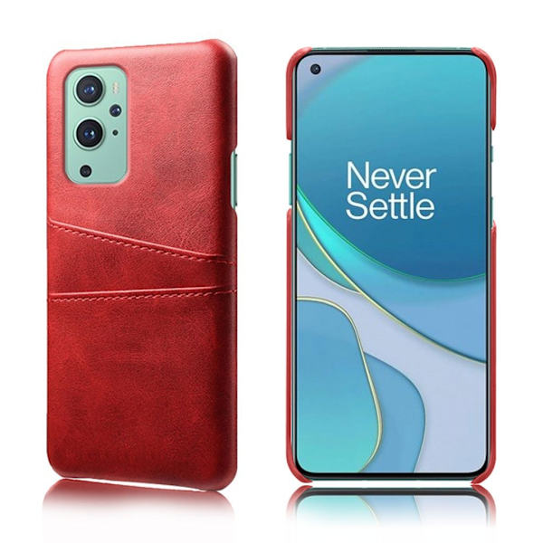 Dual Card Etui OnePlus 9 - Rød Red