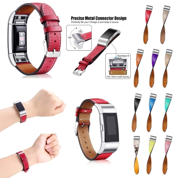 Fitbit Charge 2 uniikki ranneke - Mix värinen Multicolor